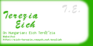 terezia eich business card